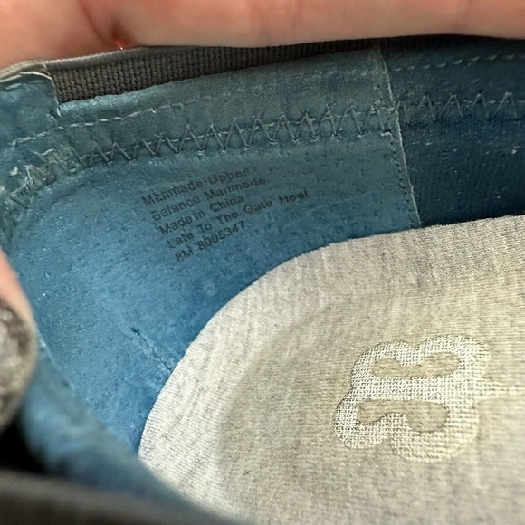 Betabrand Womens Late to the Gate Pumps Heels Size 8 Blue Gray Knit Round Toe - Picture 7 of 7